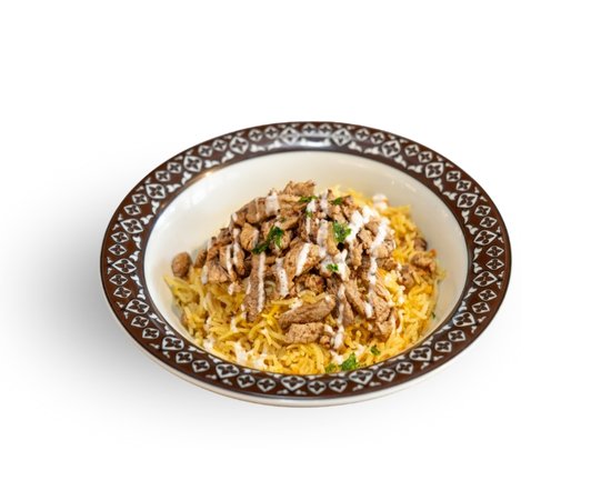 TENDERLOIN SLICES WITH MAMA'S RICE